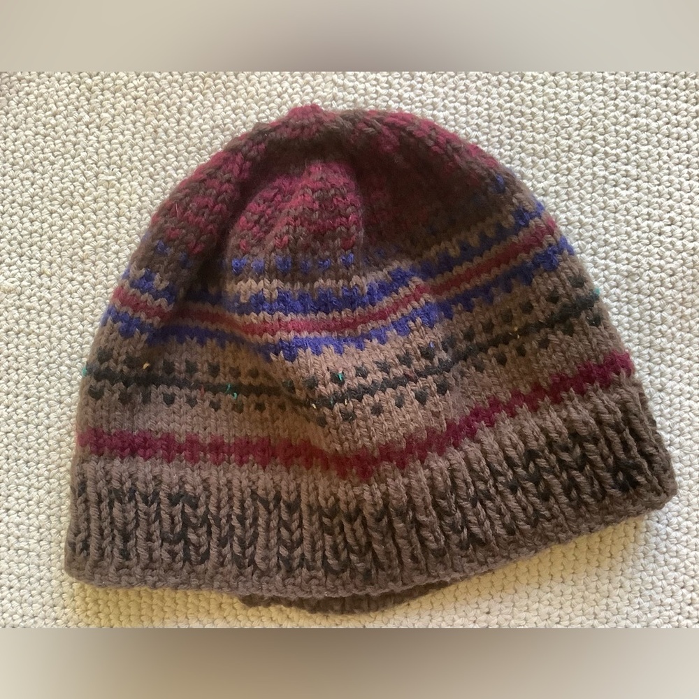 Multicolor Knit Beanie